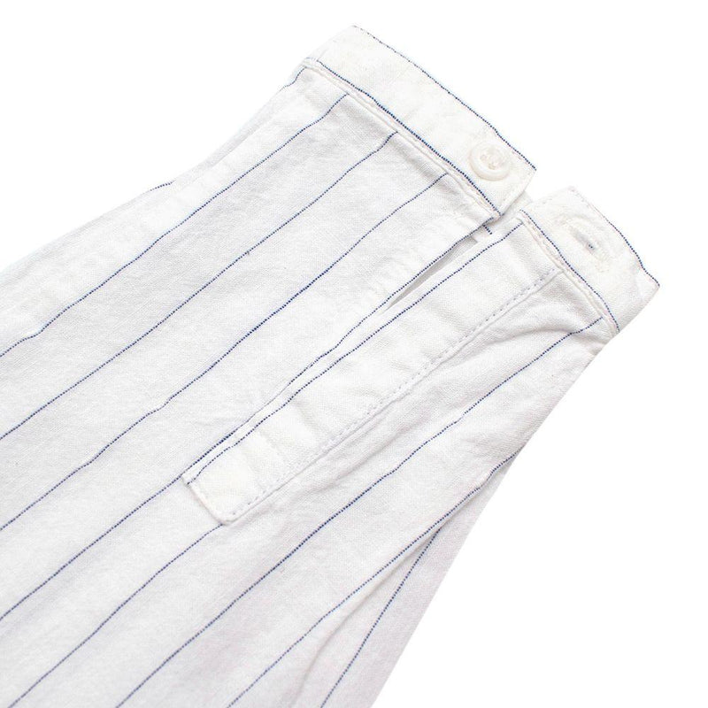 Kids 6Y White Striped Cotton Shirt