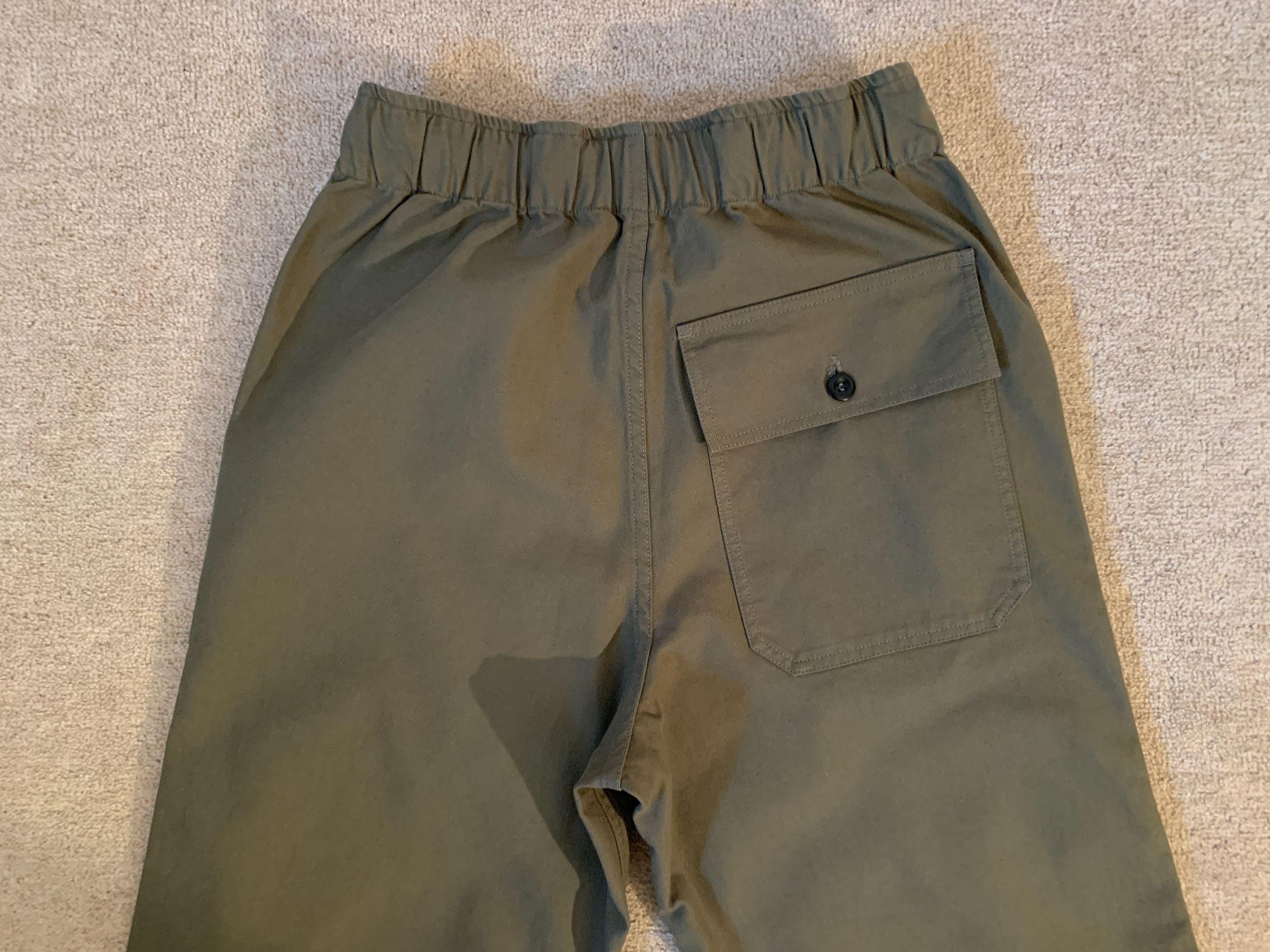 MHL Khaki Straight Leg Trousers