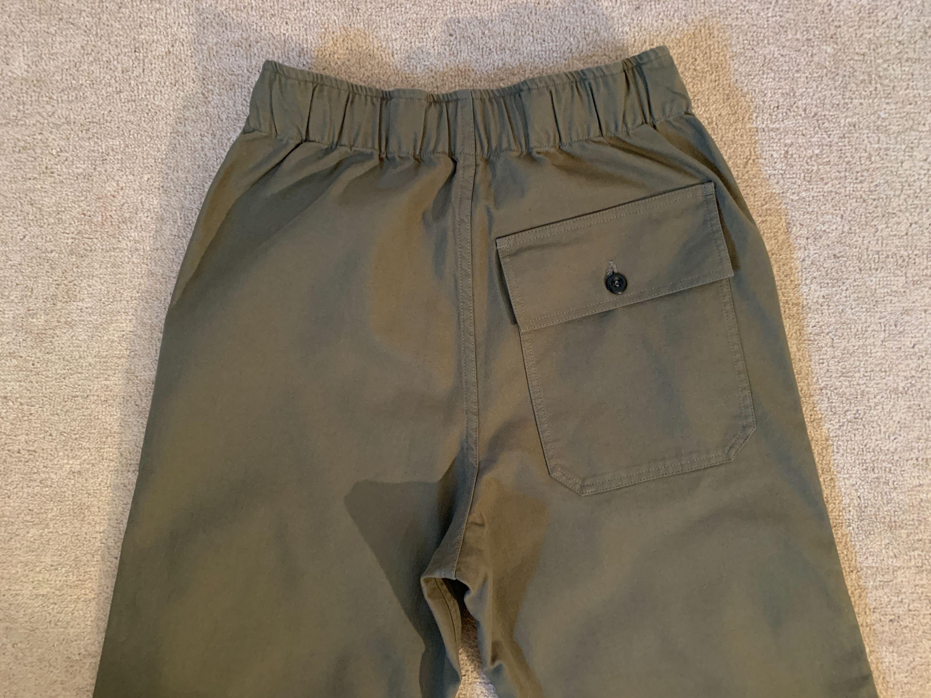 MHL Khaki Straight Leg Trousers