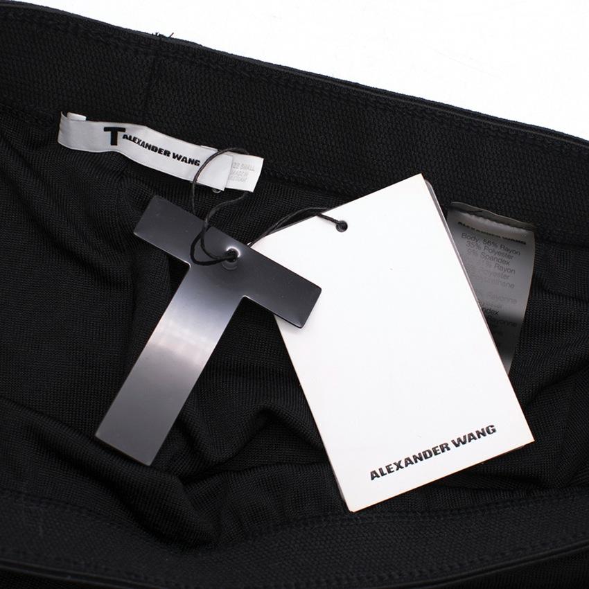 T by Alexander WangSet of two draped & fitted skirts in blue and black