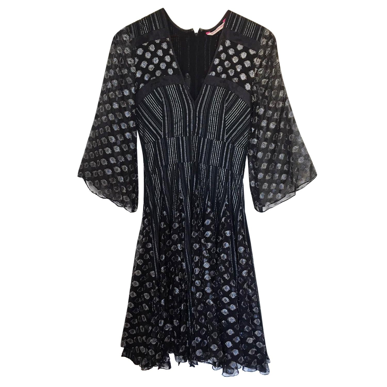 Matthew Williamson Lurex Belted Dress