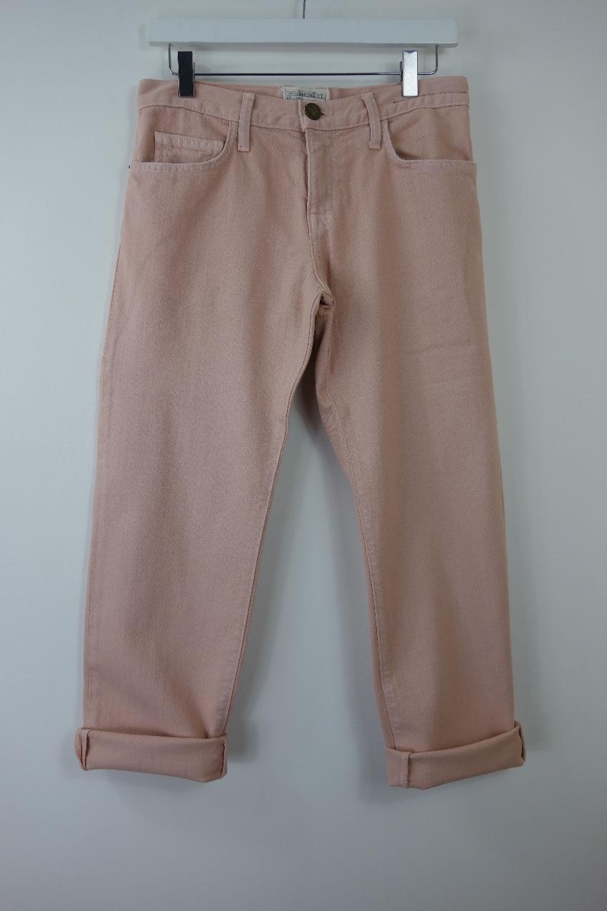 Current/Elliott Dusty Pink Boyfriend Jeans
