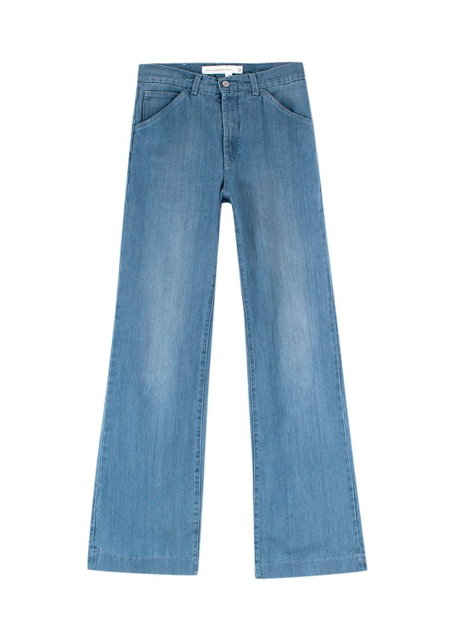 Victoria Beckham High Waisted Wide Leg Jeans