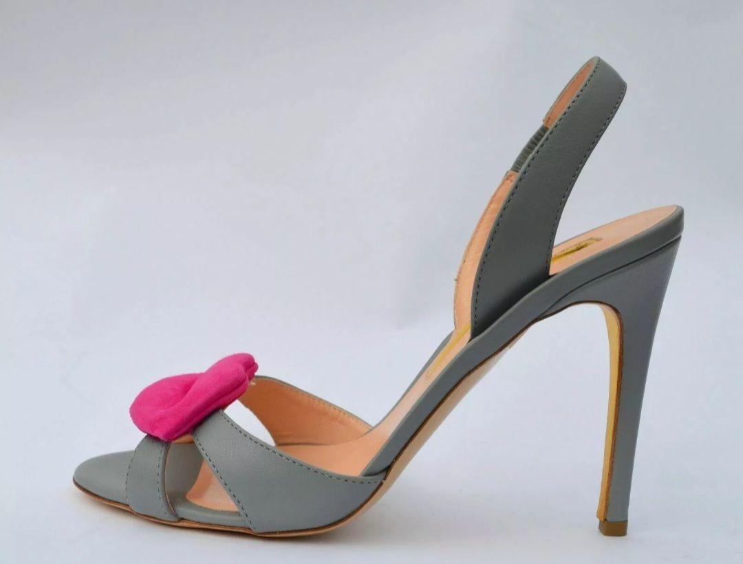 Frisia Graphite Grey Nappa Sandals