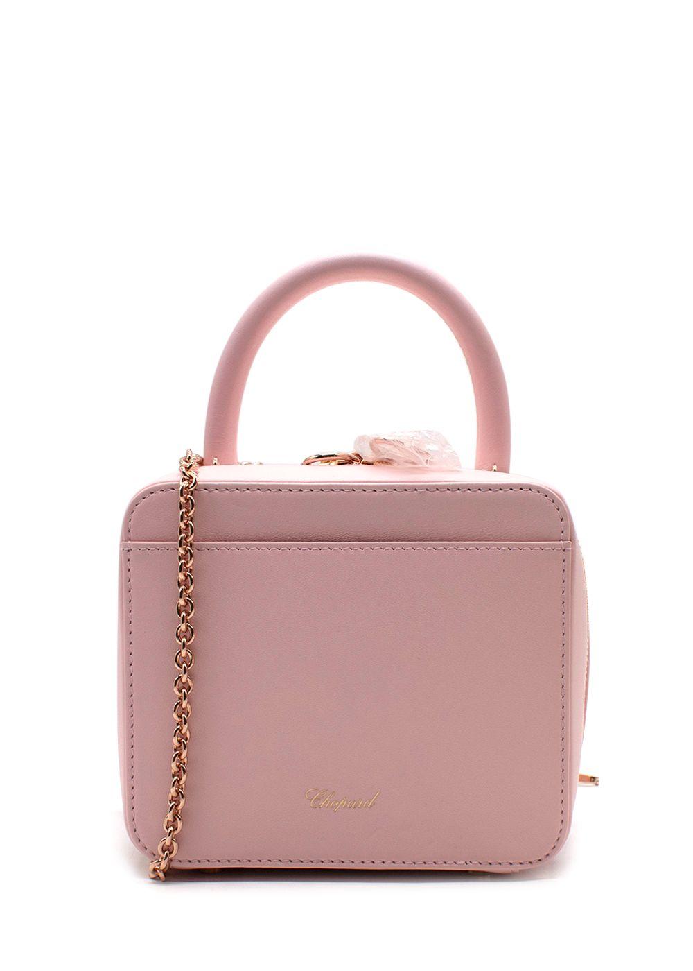 Chopard x Chloe Sevigny Pink Green Carpet Top Handle  Bag
