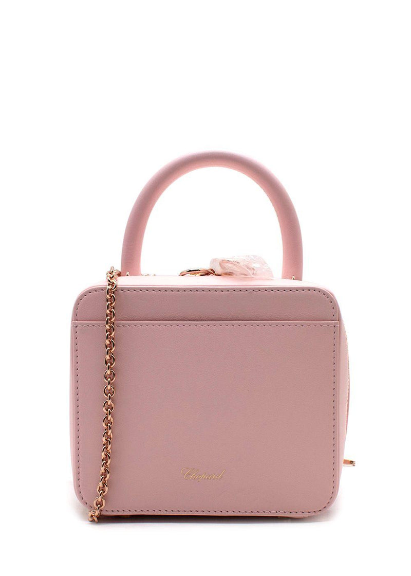 Chopard x Chloe Sevigny Pink Green Carpet Top Handle  Bag