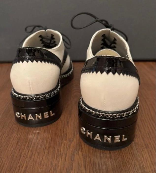Chanel Leather Brogues