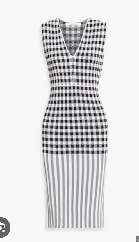 Another Tomorrow Gingham Dres