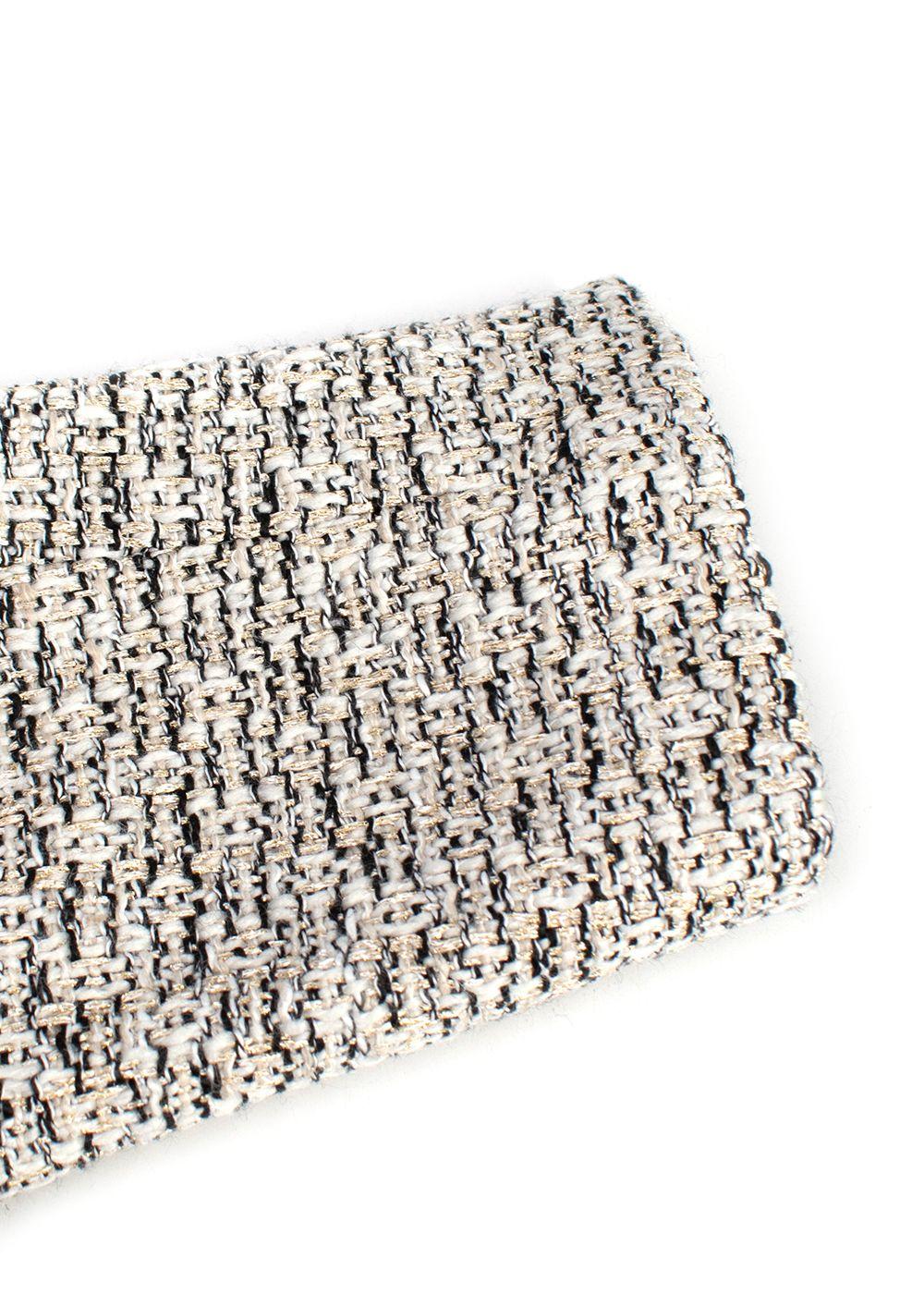 Mikael Aghal Grey Tweed Jacket and Pencil Skirt