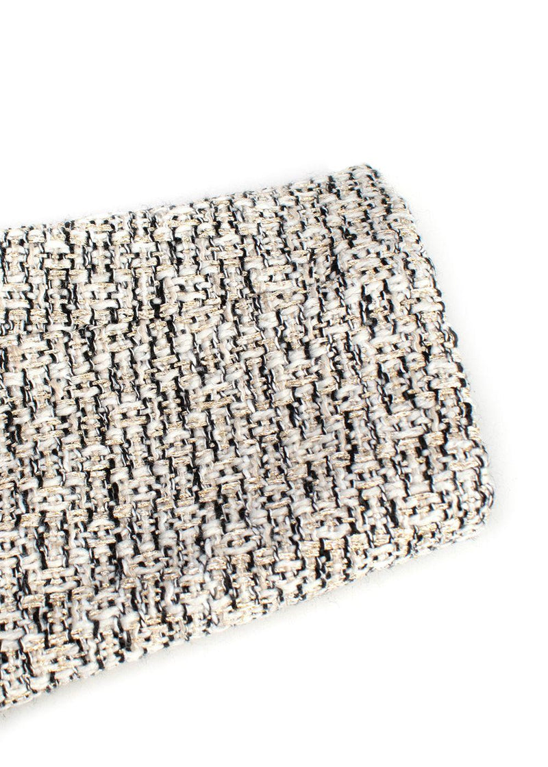 Mikael Aghal Grey Tweed Jacket and Pencil Skirt