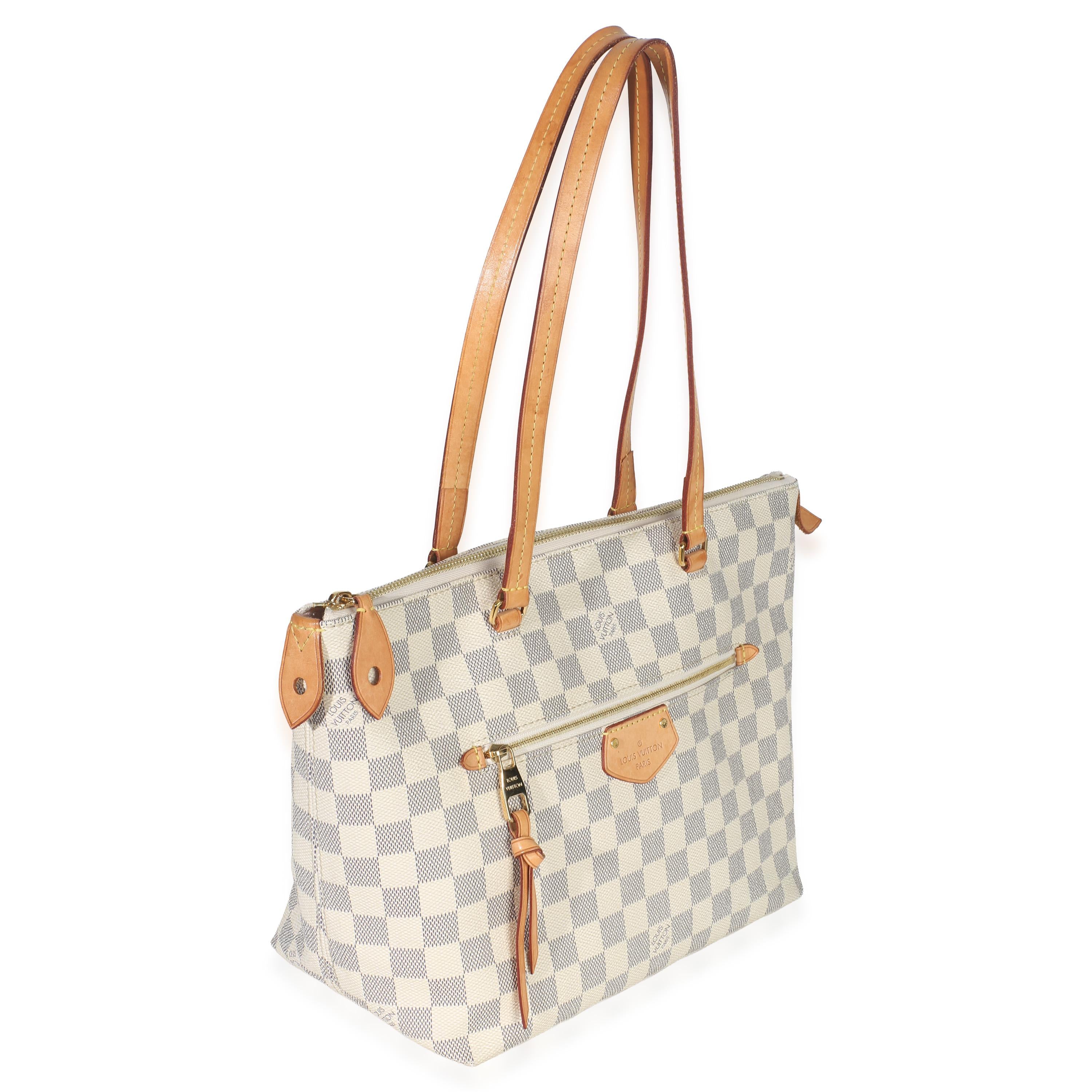 Louis Vuitton Coated Canvas Damier Azur  Iena PM