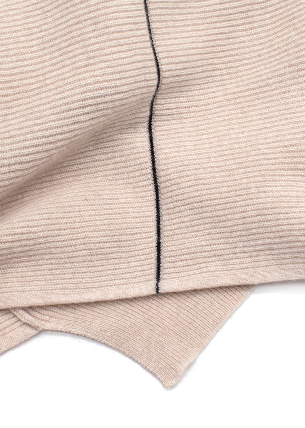 Petar Petrov Beige Cashmere Turtleneck Jumper