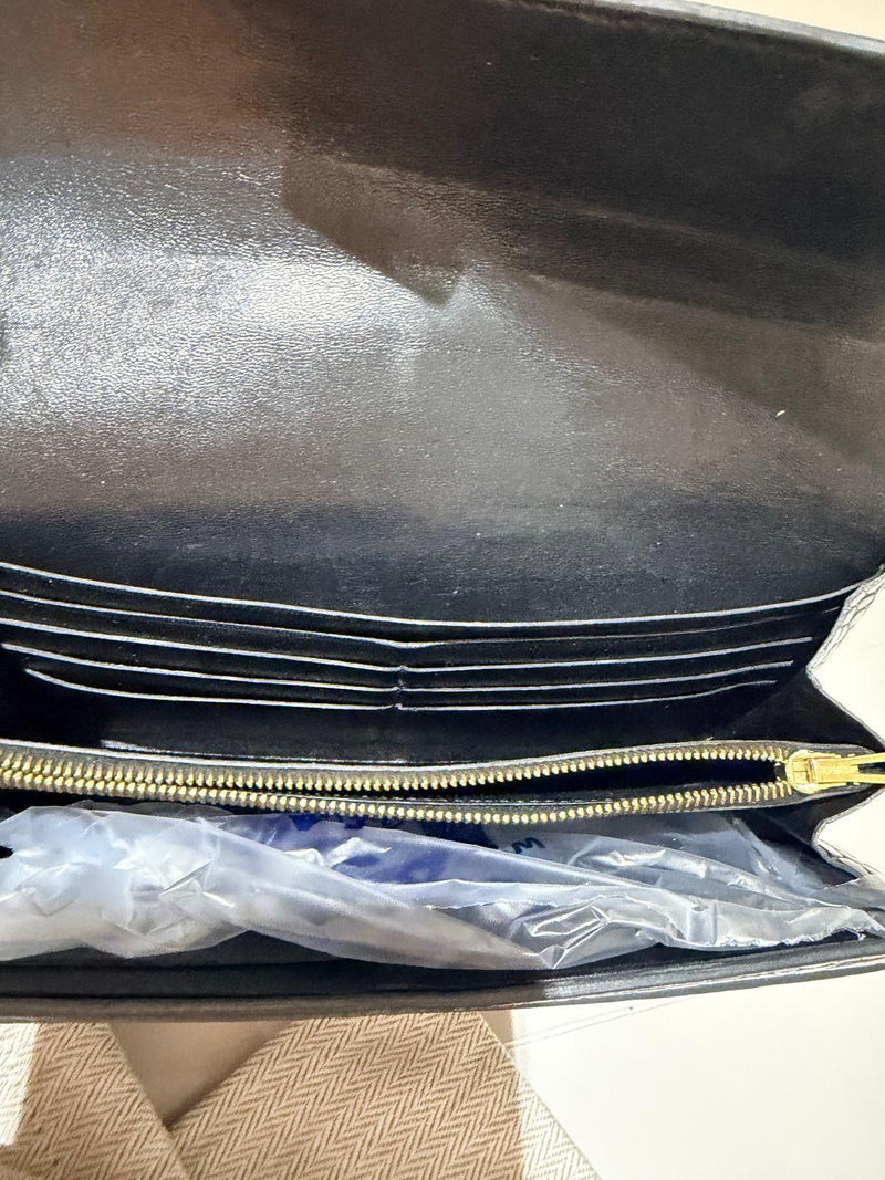 Hermes Alligator Black Constance Wallet
