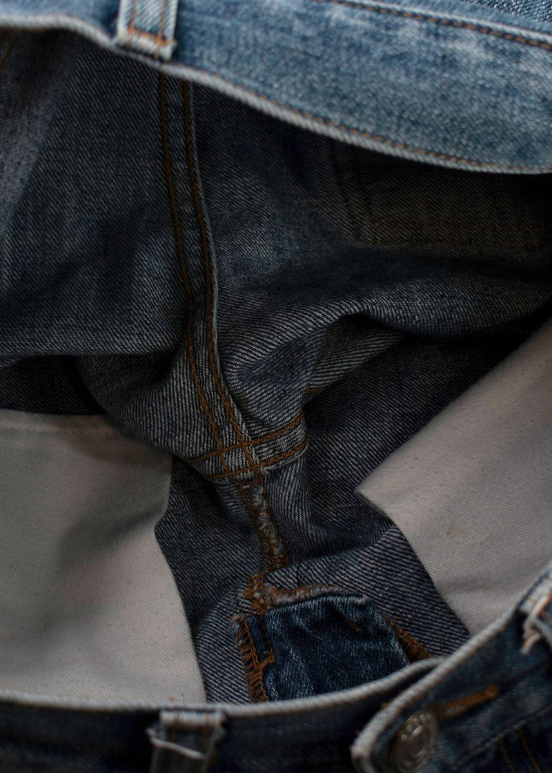 Brock Collection Mid Wash Straight Leg Jeans