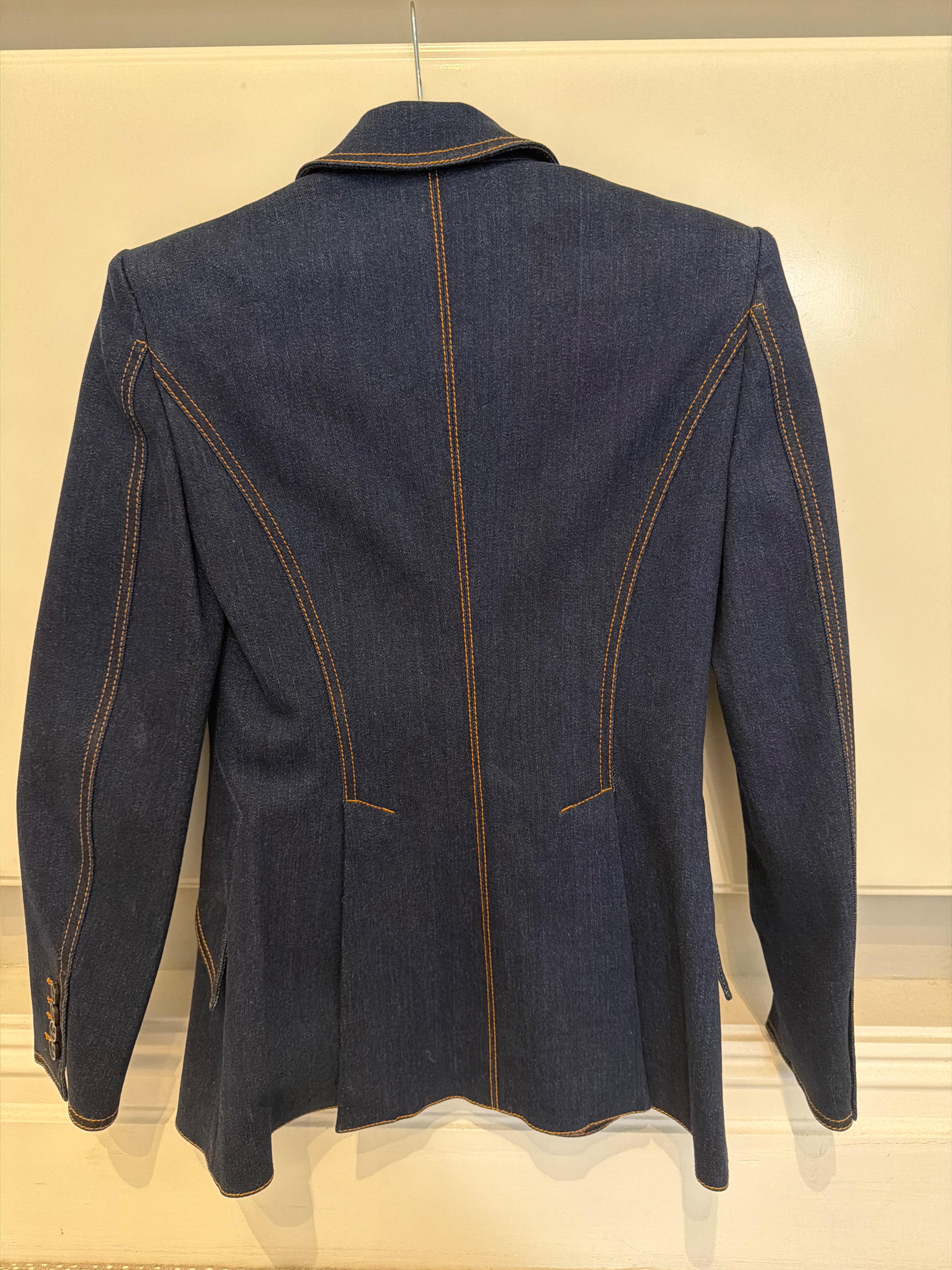 Alexander McQueen Denim Blazer