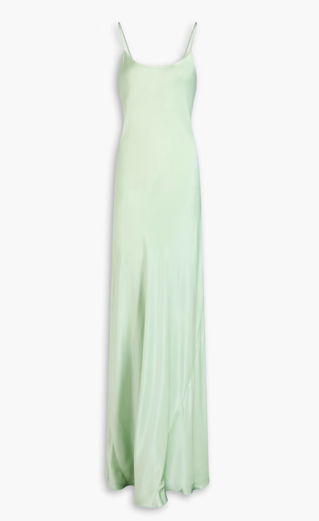 Victoria Beckham Satin Maxi Slip Dress