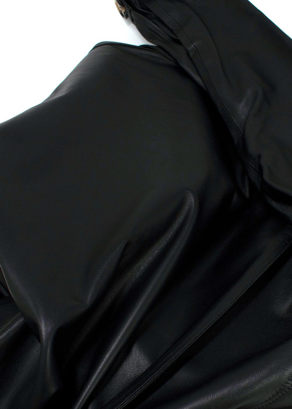 Dodo Bar Or Black Leather Barbara Belted Jumpsuit