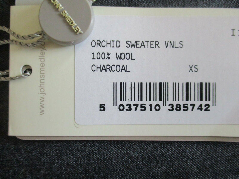 Charcoal Fine Knit Merino Wool Sweater