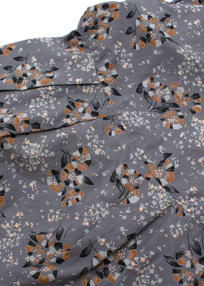 Kids 8Y Grey Printed Blouse