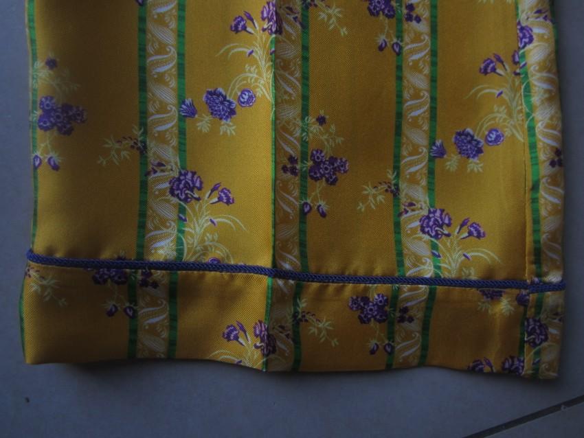 Paul & Joe yellow floral print cropped pants