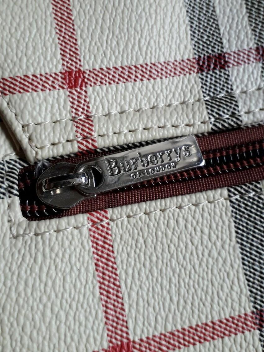 Burberry Vintage Haymarket Check Bag