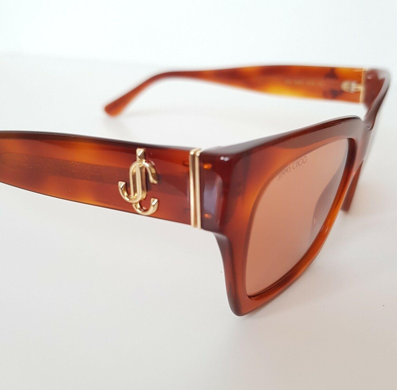 Havana Square Framed Caramel/Red Sunglasses