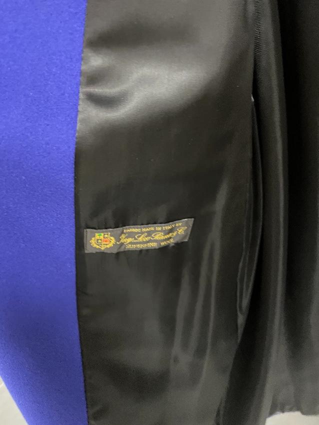Escada Blue Fine Wool Overcoat