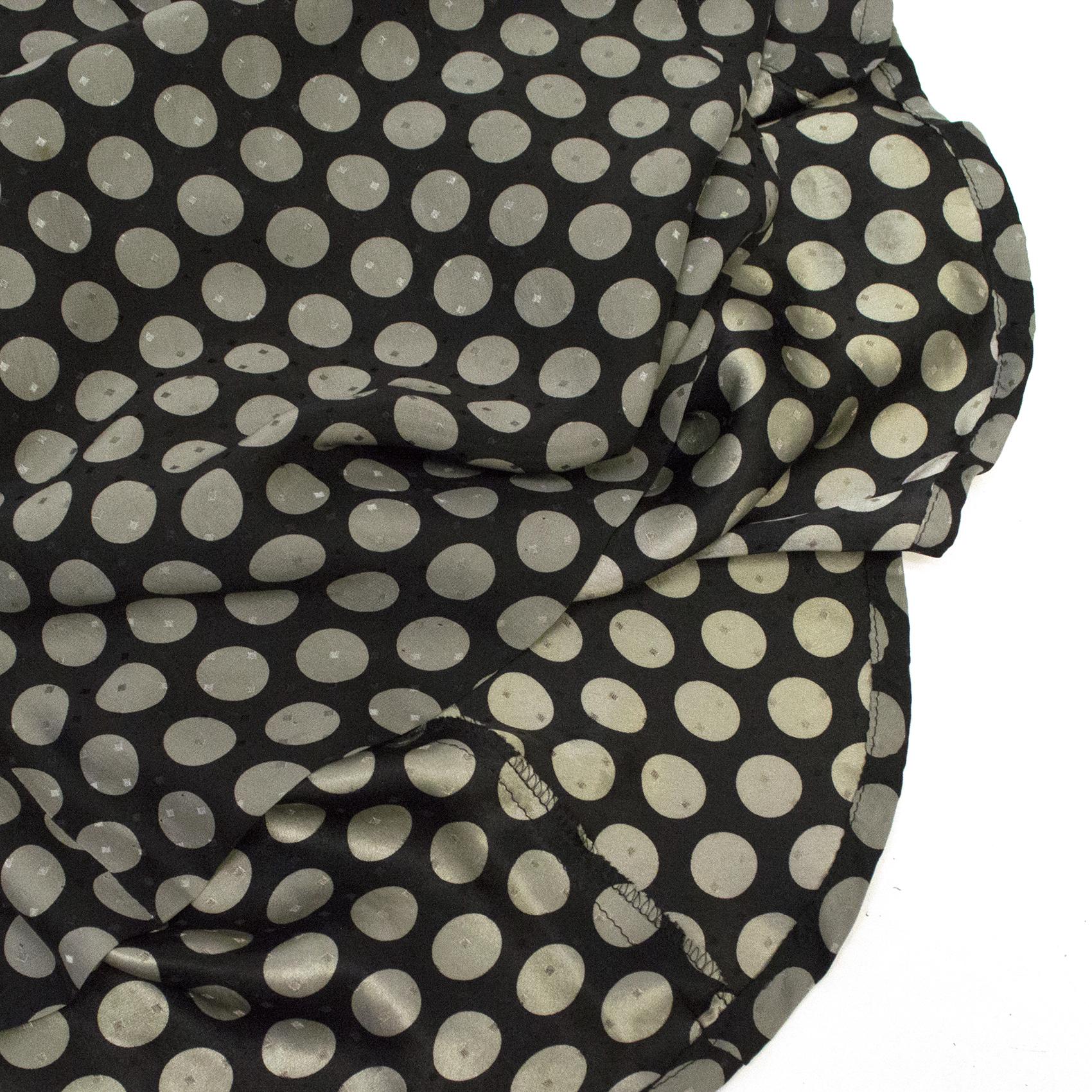 Joseph Black Polka Dot Dress