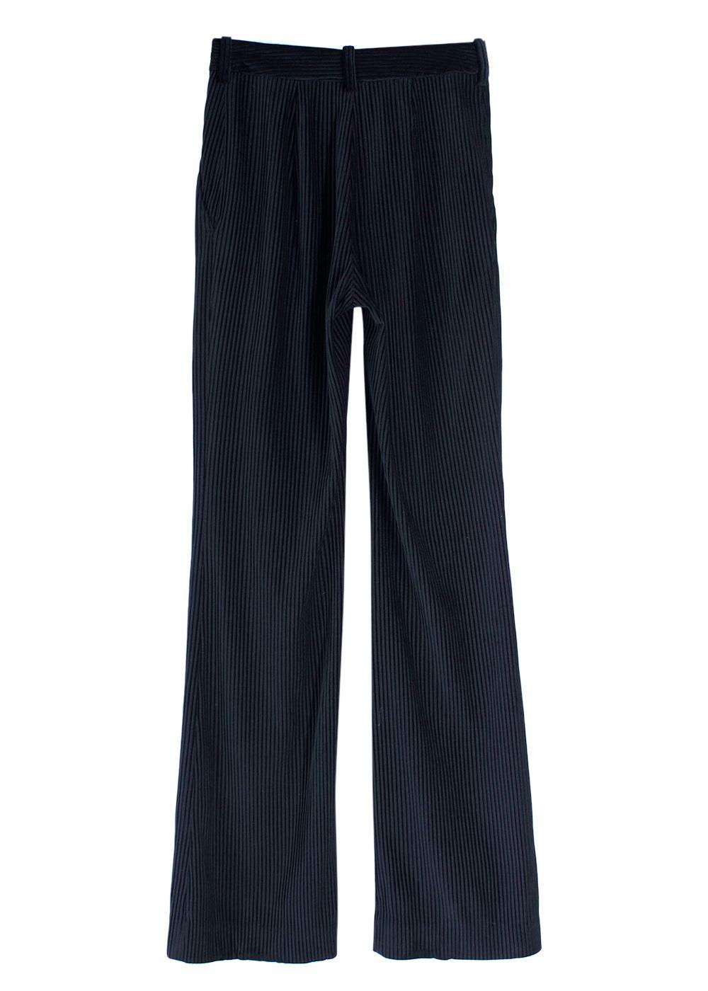 Acne Studios Navy Straight Leg Corduroy Trousers