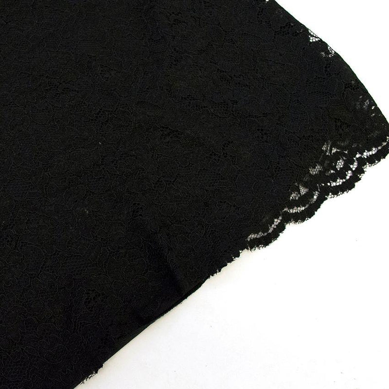 Pinko Black Lace Tunic with pink slip underdress