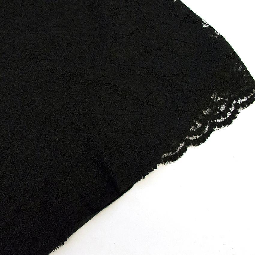 Pinko Black Lace Tunic with pink slip underdress