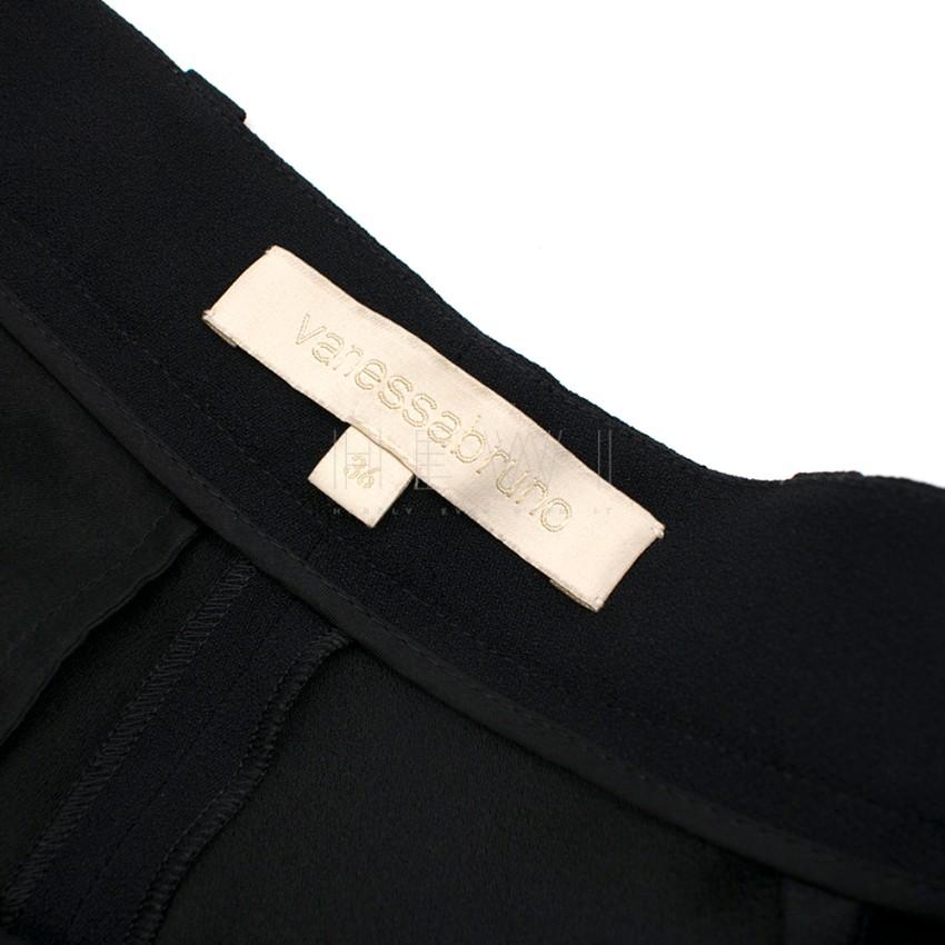Vanessa Bruno Black Crepe Tailored Trousers