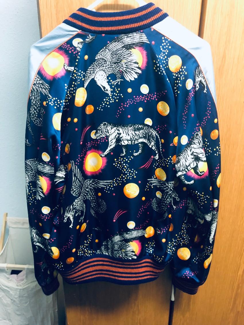 Gucci Space Animals print bomber jacket