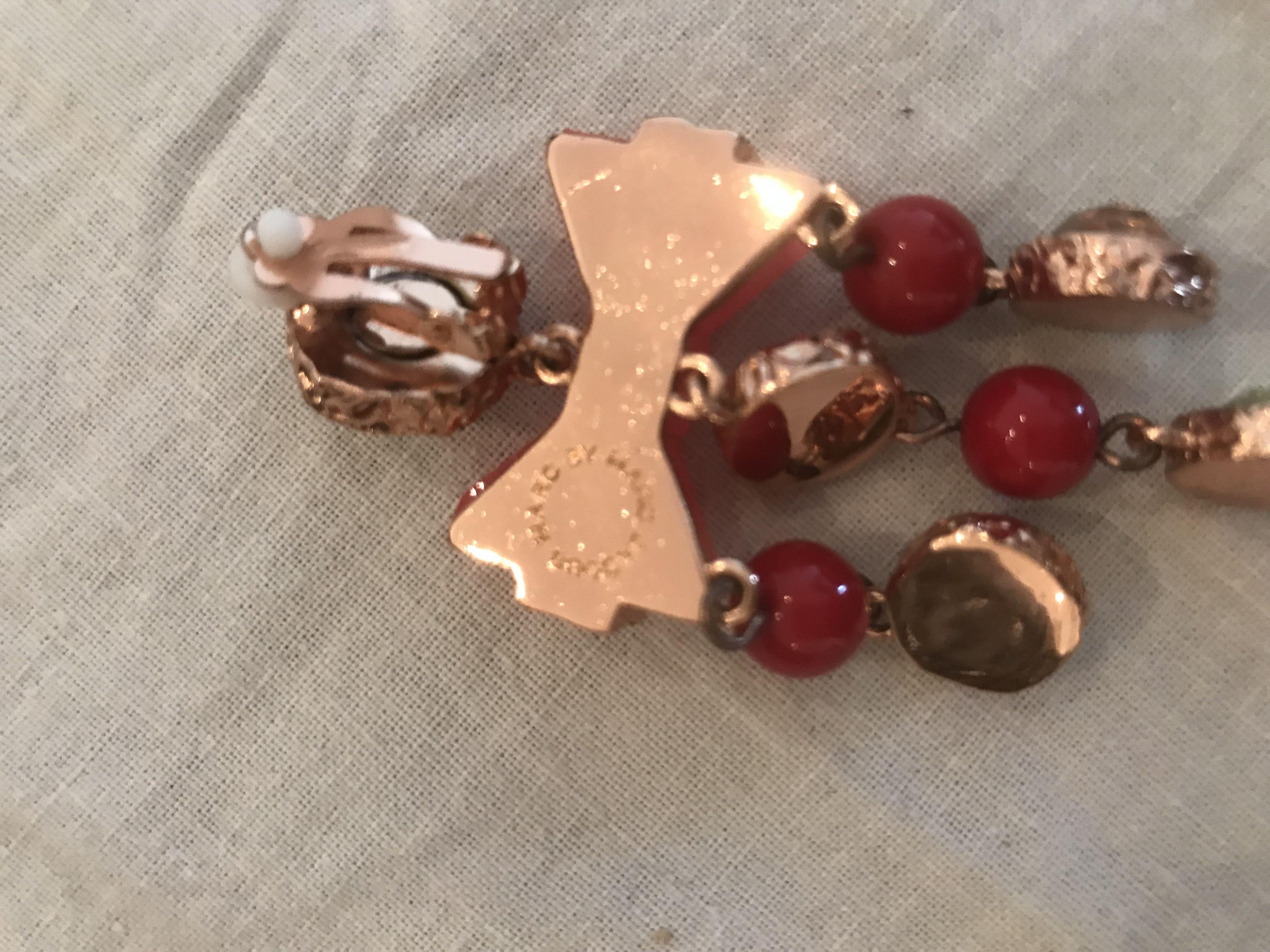 Marc Jacobs crystal earrings