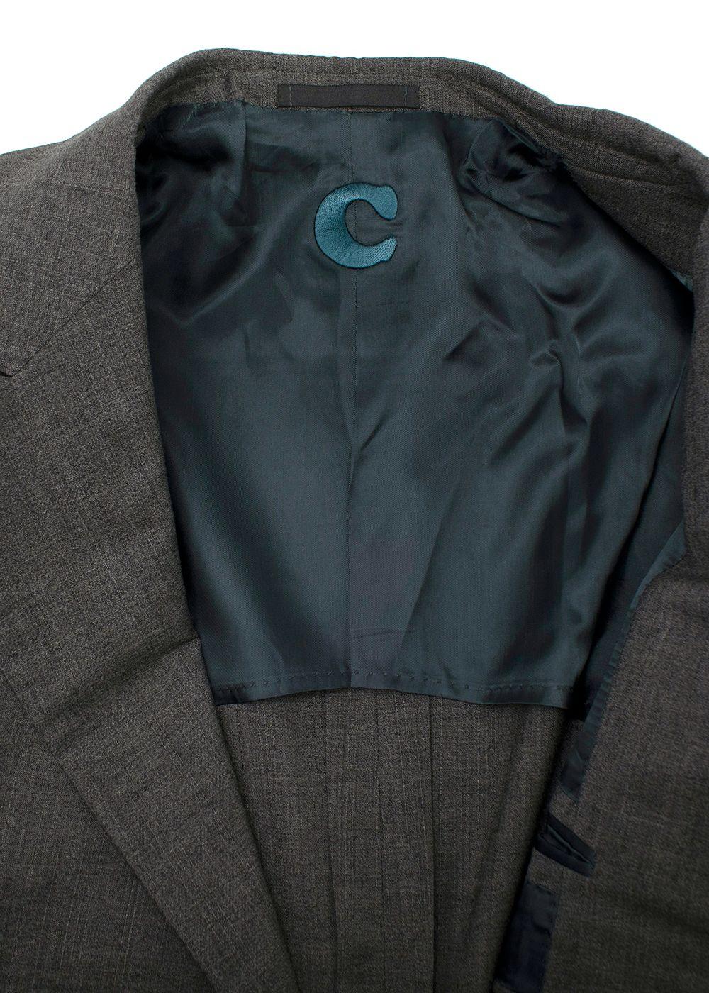 Caruso Grey Double Breasted Suit