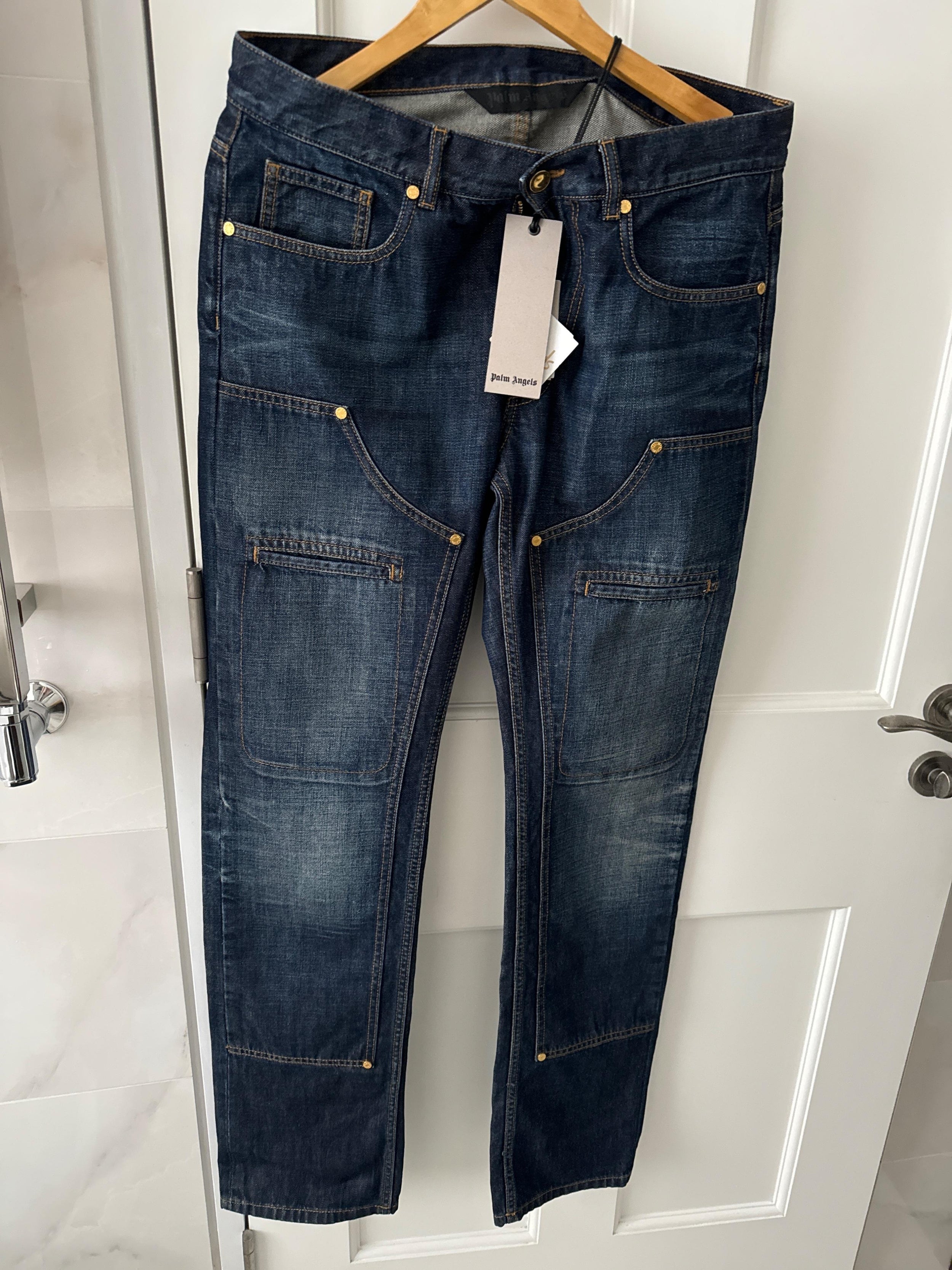 Palm Angels Blue Denim Jeans