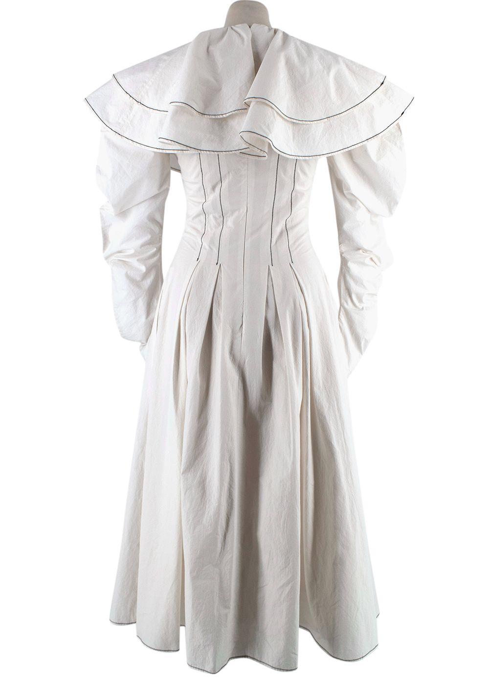 Rejina Pyo White Chambray Midi Dress