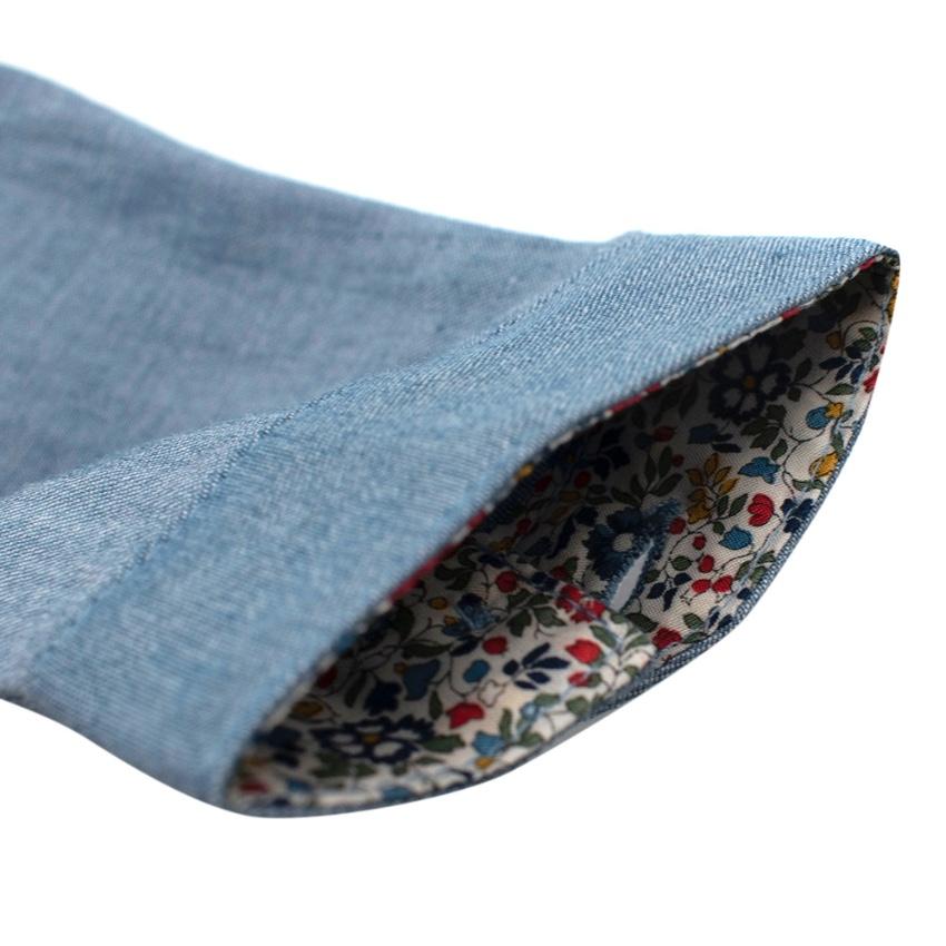 Tartine et Chocolat Blue Cotton Long Sleeve Shirt