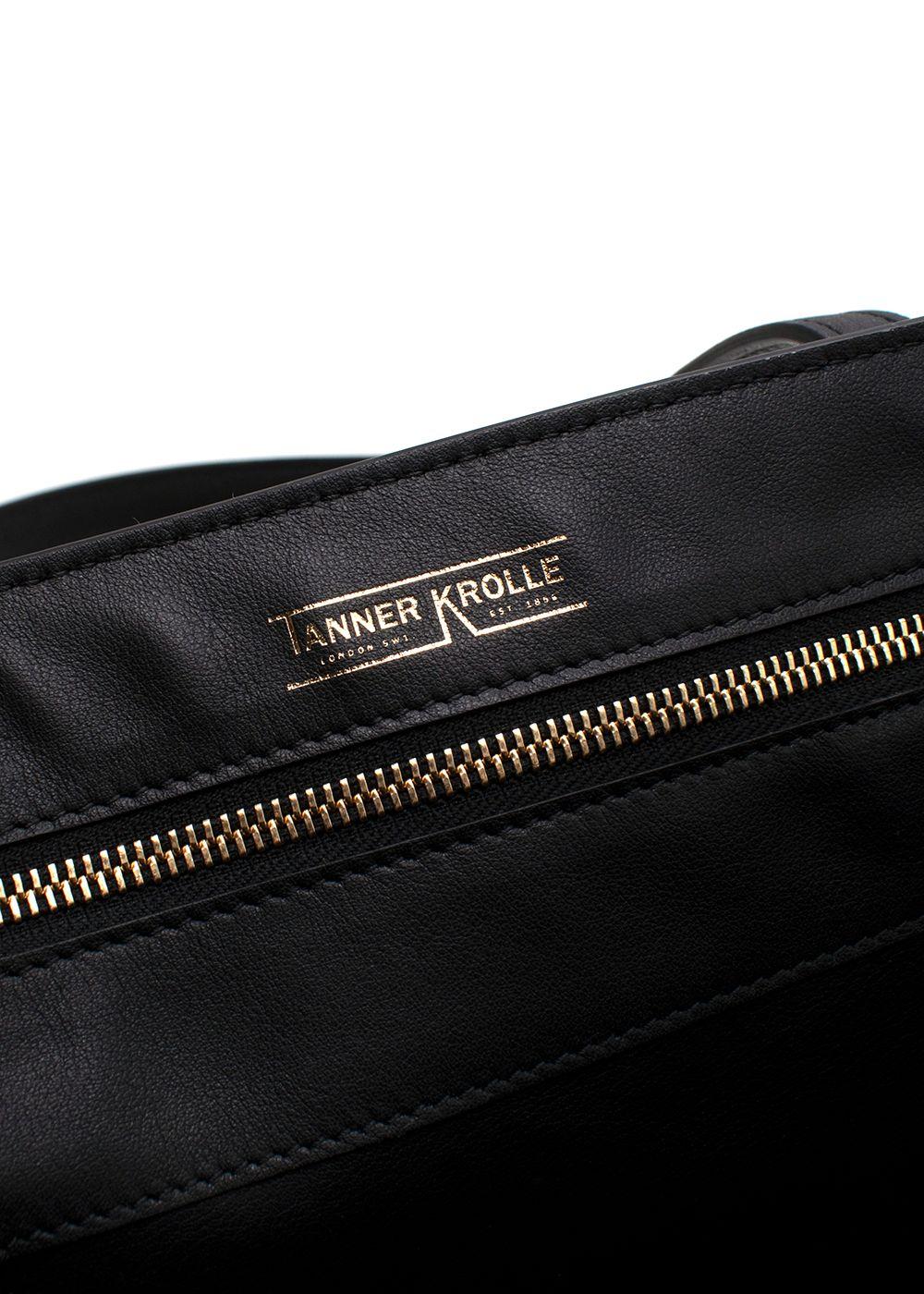 Tanner Krolle Black Striped Cadogan Tote Traveller Bag