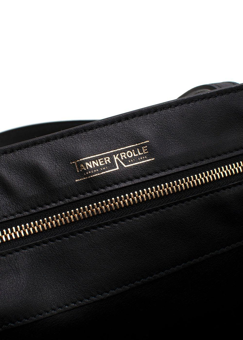 Tanner Krolle Black Striped Cadogan Tote Traveller Bag