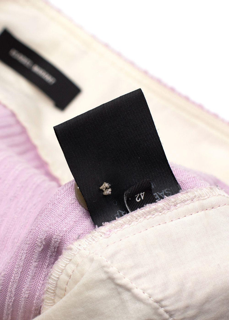 Isabel Marant Lilac Corduroy trousers Size FR 42