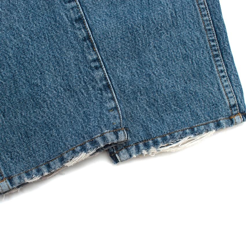 Khaite Blue Denim Kyle Distressed Jeans