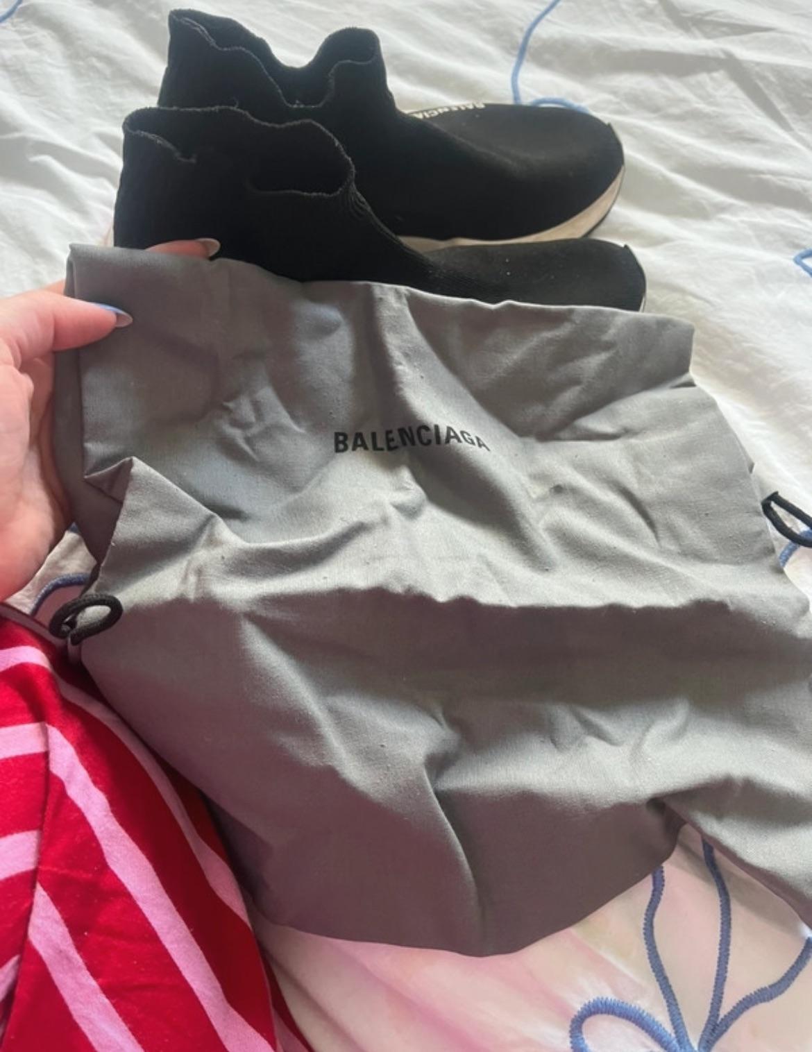 Black Speed Sock Trainers