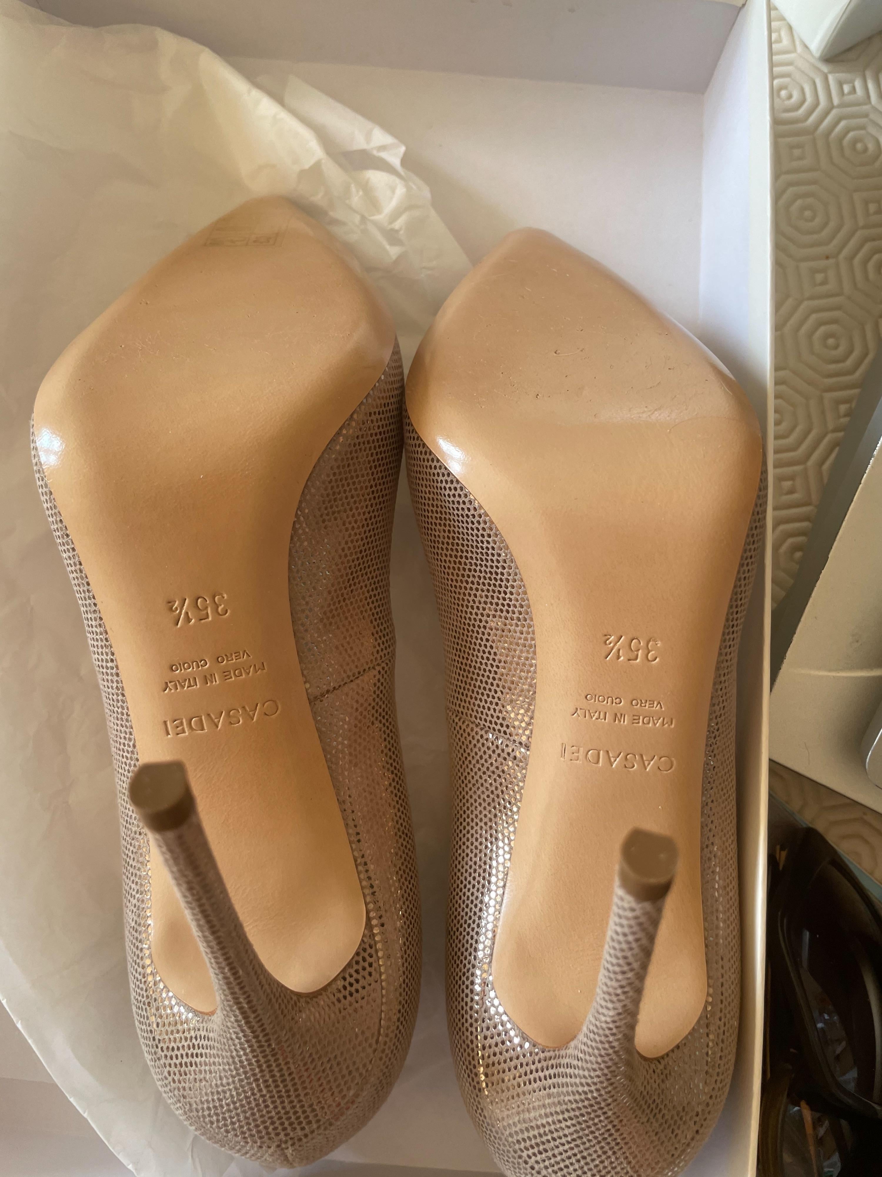 Metallic Suede Perfect Pump Julia
