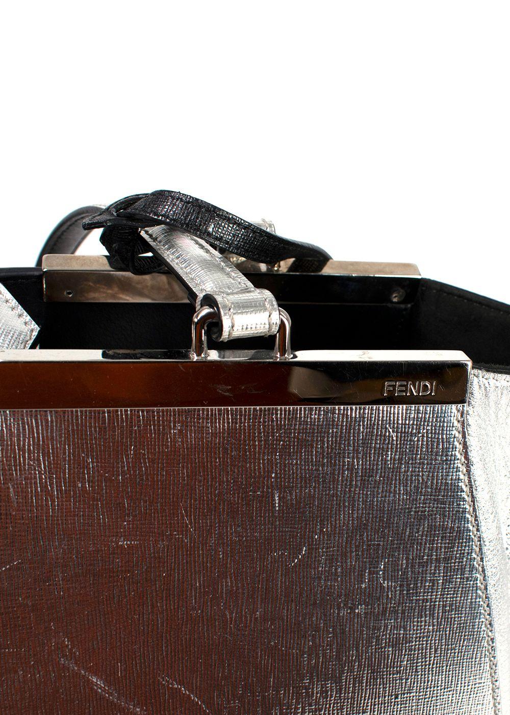 Fendi Silver Tote bag