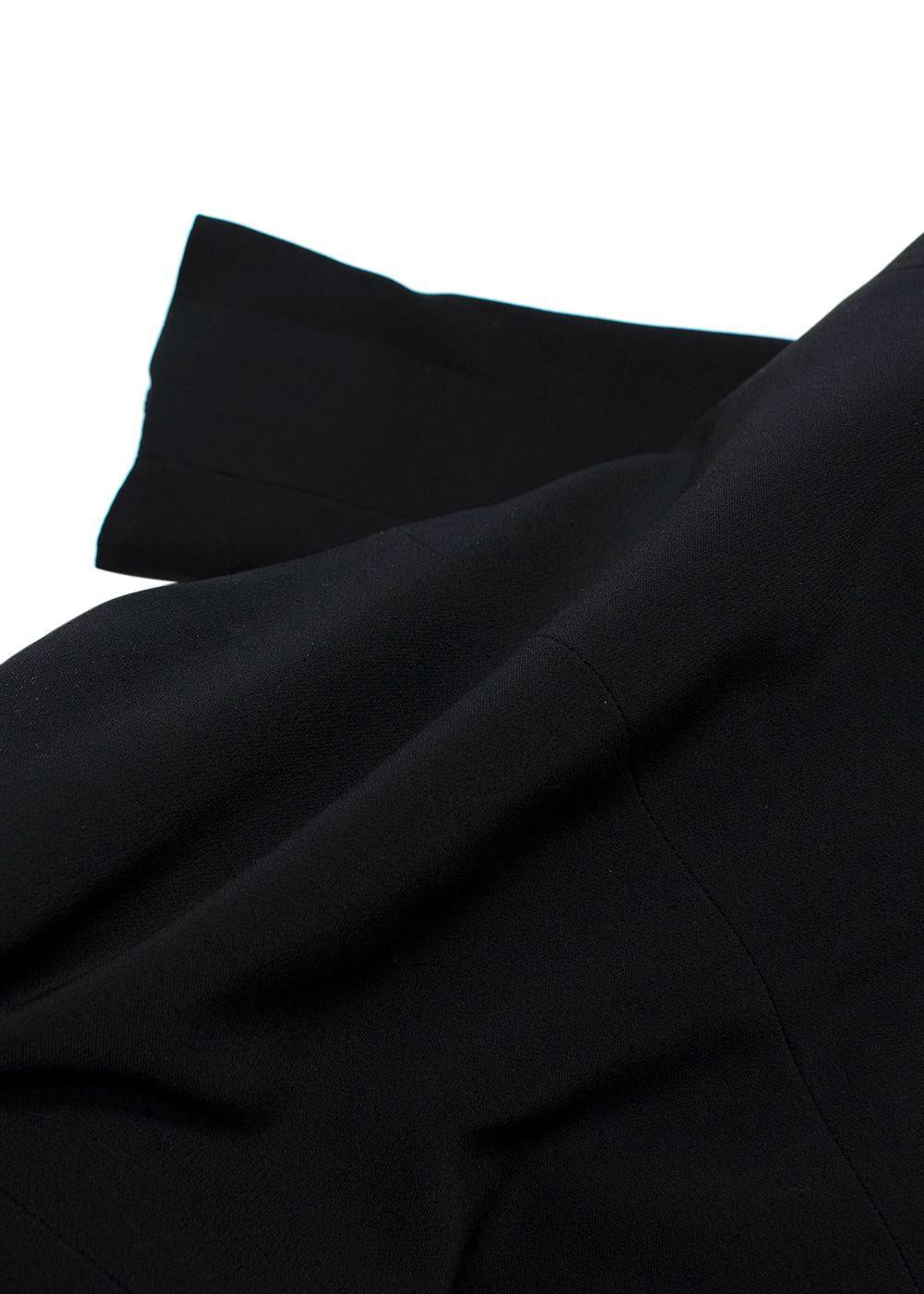 Alexander McQueen Black Dress with Silver Zips