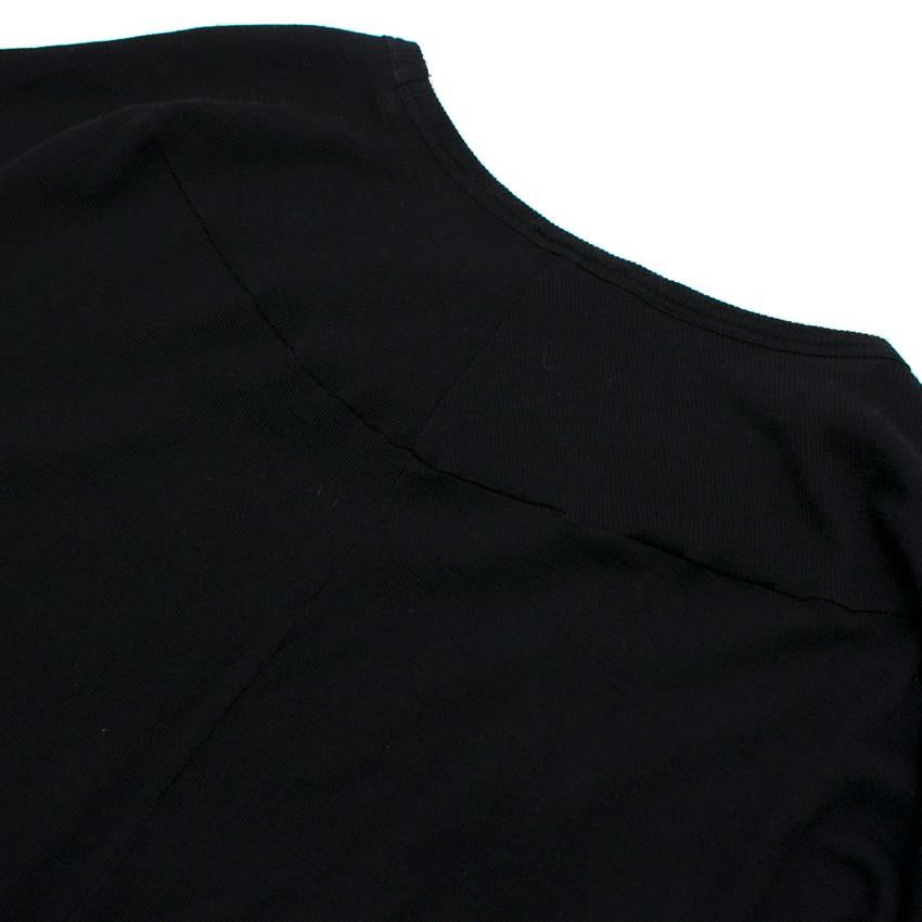 McQ By Alexander McQueen Black Kimono T-Shirt Top