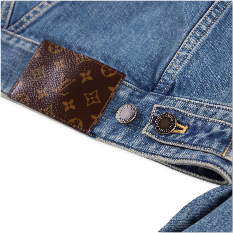 Louis Vuitton Blue Denim Coats and Jackets