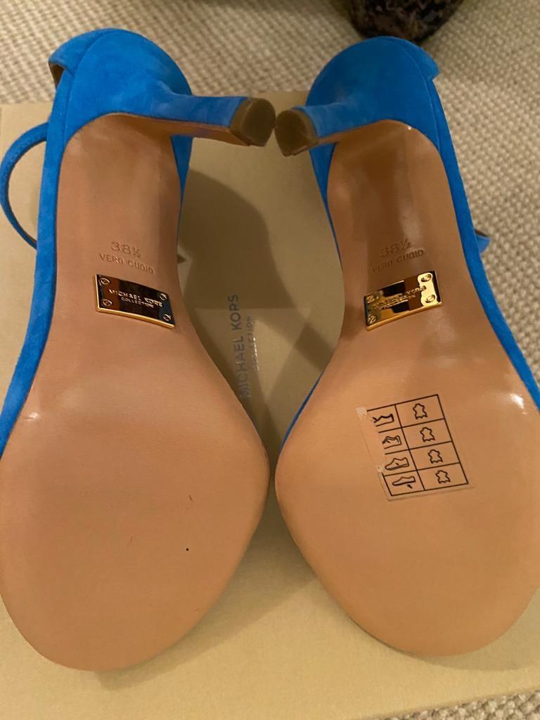 Michael Kors Blue Jacqueline Sandals