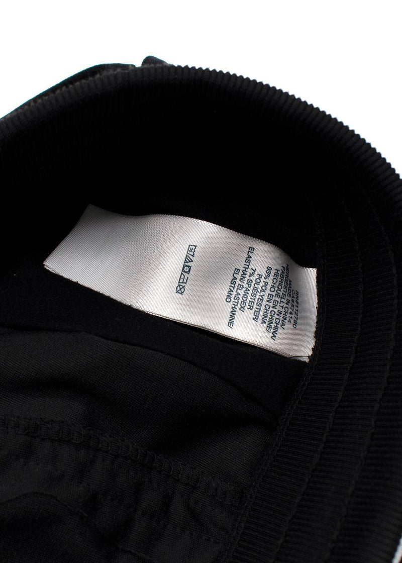 True Religion Black Velour Cuffed Joggers